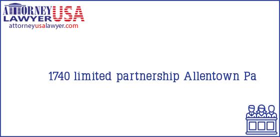  1740 limited partnership Allentown Pa