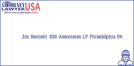 Telephone, Address and other contact data of Jim Bennett, Philadelphia, PA, USA