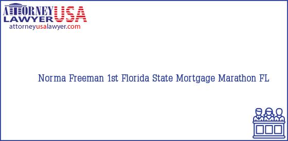 Telephone, Address and other contact data of Norma Freeman, Marathon, FL, USA