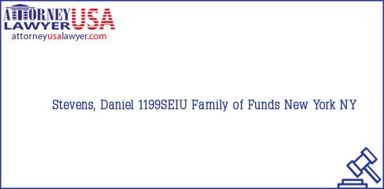 Telephone, Address and other contact data of Stevens, Daniel, New York, NY, USA