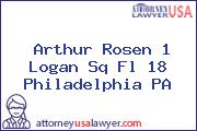 Arthur Rosen 1 Logan Sq Fl 18 Philadelphia PA