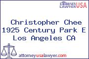 Christopher Chee 1925 Century Park E Los Angeles CA