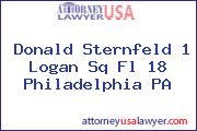 Donald Sternfeld 1 Logan Sq Fl 18 Philadelphia PA