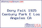 Dory Feit 1925 Century Park E Los Angeles CA