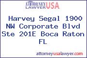 Harvey Segal 1900 NW Corporate Blvd Ste 201E Boca Raton FL