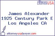 James Alexander 1925 Century Park E Los Angeles CA