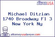 Michael Ditzian 1740 Broadway Fl 3 New York Ny