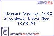 Steven Novick 1600 Broadway Lbby New York NY
