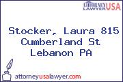 Stocker, Laura 815 Cumberland St Lebanon PA