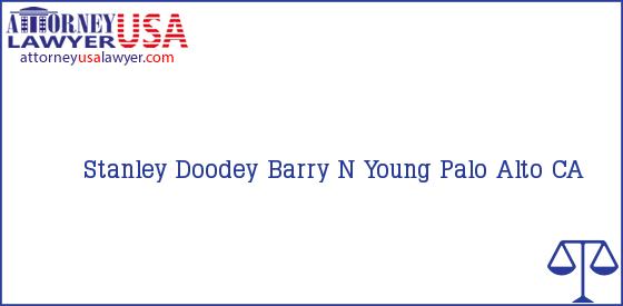 Telephone, Address and other contact data of Stanley Doodey, Palo Alto, CA, USA