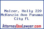 Melzer, Holly 220 McKenzie Ave Panama City FL