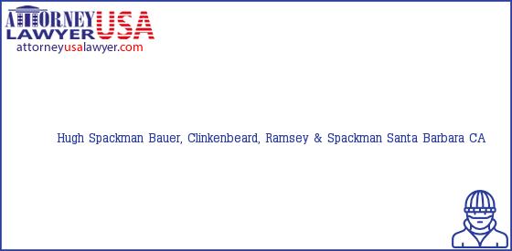 Telephone, Address and other contact data of Hugh Spackman, Santa Barbara, CA, USA