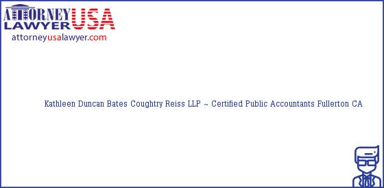 Telephone, Address and other contact data of Kathleen Duncan, Fullerton, CA, USA