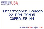 Christopher Bauman 22 DON TOMAS CORRALES NM