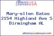 Mary-ellen Bates 2154 Highland Ave S Birmingham AL
