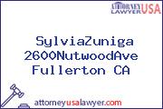 SylviaZuniga 2600NutwoodAve Fullerton CA