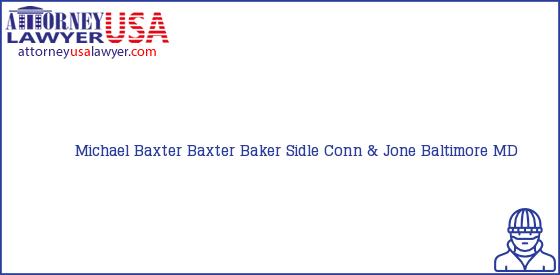 Telephone, Address and other contact data of Michael Baxter, Baltimore, MD, USA