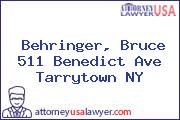 Behringer, Bruce 511 Benedict Ave Tarrytown NY