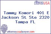 Tammy Komori 401 E Jackson St Ste 2320 Tampa FL