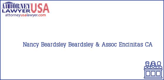 Telephone, Address and other contact data of Nancy Beardsley, Encinitas, CA, USA