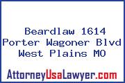Beardlaw 1614 Porter Wagoner Blvd West Plains MO