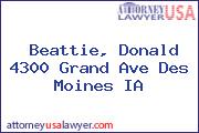 Beattie, Donald 4300 Grand Ave Des Moines IA