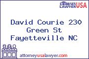 David Courie 230 Green St Fayetteville NC