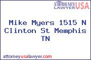 Mike Myers 1515 N Clinton St Memphis TN