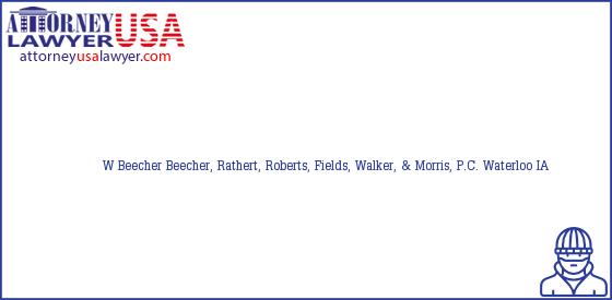 Telephone, Address and other contact data of W Beecher, Waterloo, IA, USA
