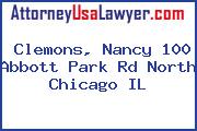 Clemons, Nancy 100 Abbott Park Rd North Chicago IL