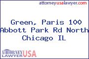 Green, Paris 100 Abbott Park Rd North Chicago IL