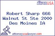 Robert Sharp 666 Walnut St Ste 2000 Des Moines IA