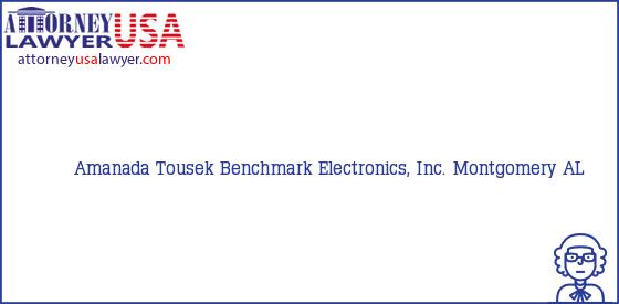 Telephone, Address and other contact data of Amanada Tousek, Montgomery, AL, USA