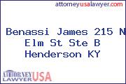 Benassi James 215 N Elm St Ste B Henderson KY