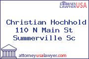 Christian Hochhold 110 N Main St Summerville Sc
