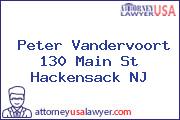 Peter Vandervoort 130 Main St Hackensack NJ