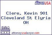 Clere, Kevin 901 Cleveland St Elyria OH