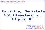 Da Silva, Maristela 901 Cleveland St Elyria OH