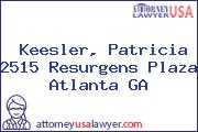 Keesler, Patricia 2515 Resurgens Plaza Atlanta GA