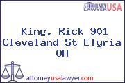 King, Rick 901 Cleveland St Elyria OH