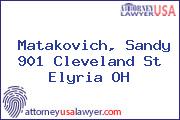 Matakovich, Sandy 901 Cleveland St Elyria OH