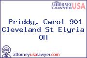 Priddy, Carol 901 Cleveland St Elyria OH