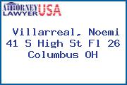 Villarreal, Noemi 41 S High St Fl 26 Columbus OH