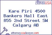 Kare Piri 4500 Bankers Hall East 855 2nd Street SW Calgary AB