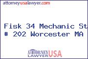 Fisk 34 Mechanic St # 202 Worcester MA