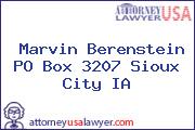 Marvin Berenstein PO Box 3207 Sioux City IA