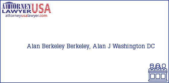 Telephone, Address and other contact data of Alan Berkeley, Washington, DC, USA
