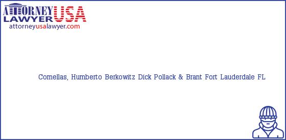 Telephone, Address and other contact data of Comellas, Humberto, Fort Lauderdale, FL, USA