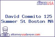 David Commito 125 Summer St Boston MA