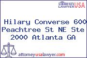 Hilary Converse 600 Peachtree St NE Ste 2000 Atlanta GA